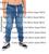 Calça Jogger Jeans Roupa Infantil Juvenil Menino Tendência Clara pluidos