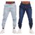 Calça Jogger Masculina Slim Sarja Com Punho Elástico alfaiataria Swag Sport Fino Jeans Jeans clara