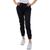  Calça Jogger Sarja  Feminina Casual Preto