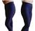 Calça Leg Bandagem Feminina Justa ao Corpo pp ao gg Azul marinho