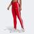 Calça Legging Adidas 3 Listras Vermelho, Branco