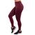 Calça Legging Basic Lupo, P, na cor vinho e verde Vermelho