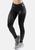 Calça Legging Cirrê Cintura Alta Brilho material sintético Fitness RLC Modas Preto