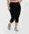 Calça Legging Corsario Leg Suplex Plus Size Corsaria Preto