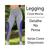 Calça Legging Detalhe Suplex Colorido Leg Academia Fitness Cinza