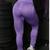 Calça Legging Empina Levanta Bumbum Fitness Cintura Alta Roxo