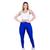 Calça Legging Feminina Cintura Alta Leg Suplex Grossa Academia Levanta Bumbum Azul royal