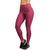 Calça Legging Fitness Poliamida Lisa Cintura Alta Rosa