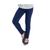 Calça Legging Infantil Juvenil Menina Suplex Poliéster Azul marinho