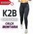 Calça Legging K2b Montaria Detalhe Em Zíper Tecido Grosso Preto