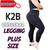 Calça Legging K2b Plus Size G1 G2 G3 Cós Alto Lançamento Preto