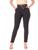 Calça legging montaria preto com cinto strass feminino xld050-2 Preto