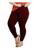 Calça Legging Suplex Plus Size Cintura Alto Vermelho, Escuro