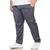 Calça Masculina Sport Poliamida Plus Size Flanelada Listra Chumbo