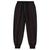 Calça Moletom Flanelada Infantil Unisex 2 Ao 10Elastico Preto