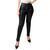 Calça Montaria Legging Feminina Couro Cintura Alta Skinny Calcf004, Preto, M