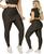 Calça Saia Legging  Fitness Moda  Evangélica Academia The Start Suplex Treino Preto fit241leg