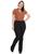 Calça Sarja Sawary Plus Size Boot Cut - 265429 Preto