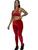 calça veludo molhado legging feminina leg cintura alta TB moda fitness Rubi