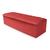 Calçadeira Baú Cancun Casal 140cm Suede - Ecotec Decor Vermelho