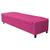 Calçadeira Baú King Everest P02 195 cm para cama Box Suede - Amarena Móveis Pink