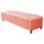 Calçadeira Baú King Everest P02 195 cm para cama Box Suede - Doce Sonho Móveis Coral