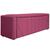 Calçadeira Baú King Minsk P02 195 cm para cama Box Sintético - Amarena Móveis Pink