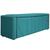 Calçadeira Baú King Minsk P02 195 cm para cama Box Suede - ADJ Decor Azul Turquesa