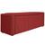 Calçadeira Baú Queen Minsk P02 160 cm para cama Box Sintético - ADJ Decor Vermelho