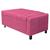 Calçadeira Baú Solteiro Everest P02 90 cm para cama Box Corano - Doce Sonho Móveis Pink