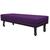 Calçadeira Casal Orlando P02 140 cm para cama Box Suede Roxo - Amarena Móveis Roxo