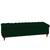 Calçadeira Recamier Para pés cama Box King size Baú Bia 1.95m Nanda Decor Suede verde musgo