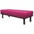 Calçadeira Solteiro Orlando P02 90 cm para cama Box Suede - Amarena Móveis Pink