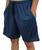 calção DRI-FIT  bermuda de futebol em poliéster shorts masculino academia Azul marinho
