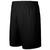 Calção Shorts Esportivo Futebol Corrida Azul Preto Branco Plus size Preto