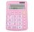 Calculadora De Escritório De Mesa 12 Dígitos a Pilha calculadora Grande Visor calculadora Rosa