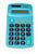 Calculadora eletrônicas de bolso colors 8 dígitos 11,4x6,5x2cm Água