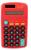 Calculadora eletrônicas de bolso colors 8 dígitos 11,4x6,5x2cm Vermelho
