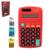 Calculadora eletrônicas de bolso colors 8 dígitos 11,4x6,5x2cm Preto