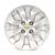 Calota Aro 14 P/Roda Onix Prisma 2016 Prata c/emblema prata