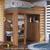 Cama Alta Multifuncional com armário e escrivaninha San Francisco CM098 Art in Móveis Nogal