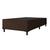 Cama Box 0,79 m com 38cm de Altura Prince Suede Marrom Marrom