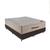 Cama + Box Airtech Colchão Ortobom Queen 158cm SpringPocket Marrom