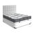 Cama Box Baú Casal + Cabeceira Cassis e Colchão Ortobom ISO SuperPocket 138cm Branco