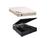 Cama Box Baú Casal King Size  Reforçada +  Colchão Castor Premium Tecnopedic  193x203x72 - Jadmax Corino Preto