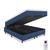 Cama Box Baú e Colchão Magnético 100% em Espuma Queen Massageador Bio Compact  Azul