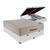 Cama Box Bau King + Colchão de Molas Ensacadas Airtech Spring (193x203x65) - Ortobom Branco