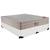 Cama Box Casal Bipartido Sintético + Colchão Ortobom Airtech Molas Ensacadas 65x138x188 Branco Branco