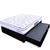 Cama Box Casal Colchão Molas Ensacadas Com Pillow Bicama Colchão Espuma 138x188x58cm - BF Colchões PRETO BRANCO