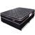 Cama Box Casal Colchão Molas Ensacadas Com Pillow e Box Preto 138x188x61cm - BF Colchões PRETO